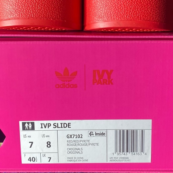 Adidas Ivy Park Slides Gender Neutral (NWT) - Picture 4 of 7